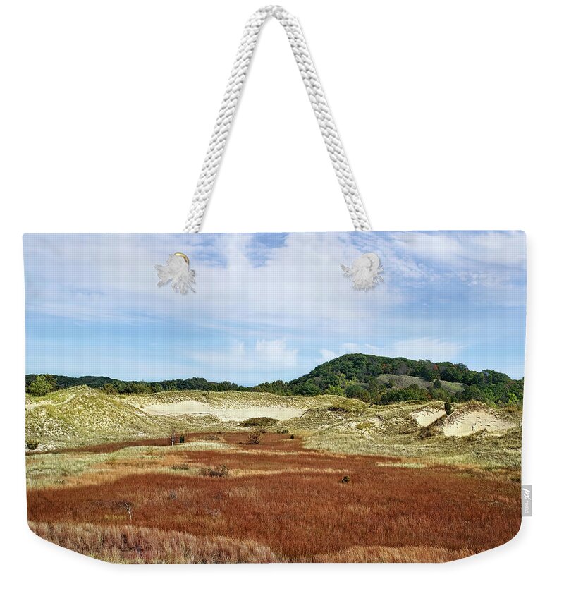 Lake Michigan Weekender Tote Bag featuring the photograph Rare Ecosystem by Kathi Mirto