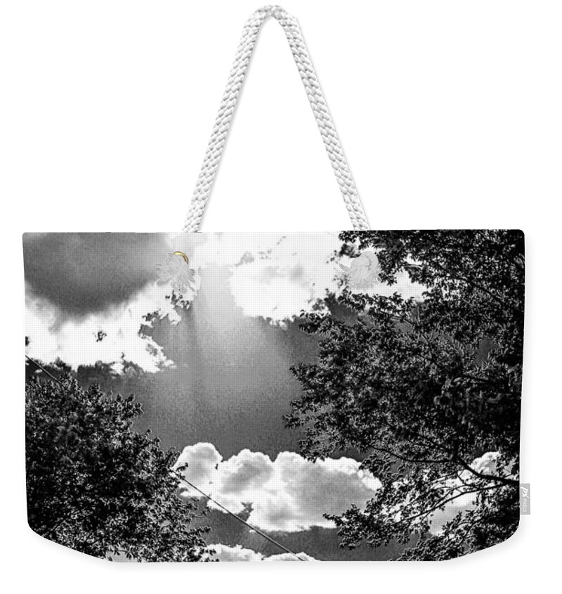 Sunshine Weekender Tote Bag featuring the photograph Rays of Hope by W Craig Photography