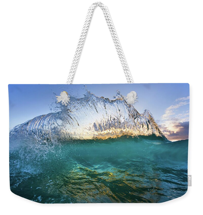 Ocean Weekender Tote Bag featuring the photograph Razorback by Sean Davey