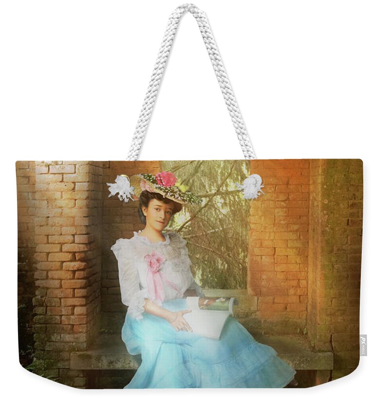 Reading Weekender Tote Bag featuring the photograph Reading - My private spot by Mike Savad