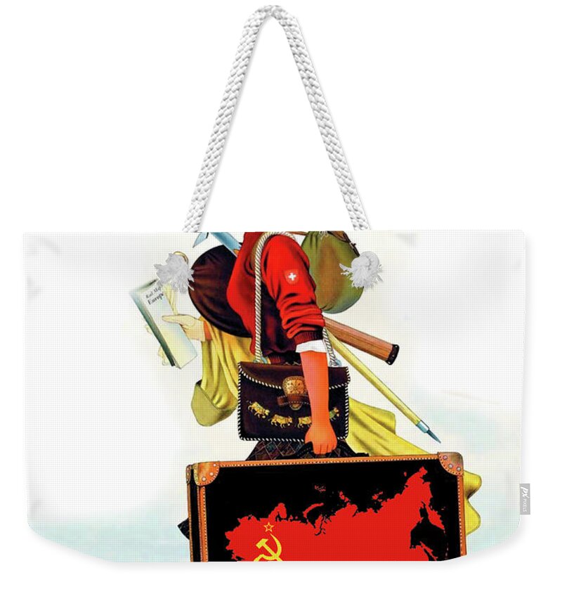 Holiday Weekender Tote Bag featuring the digital art Ready for a Holiday by Long Shot