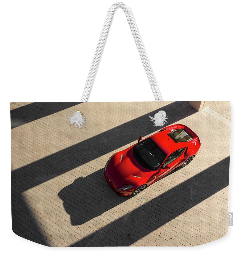 Ferrari Weekender Tote Bag featuring the photograph Ready To Go by David Whitaker Visuals