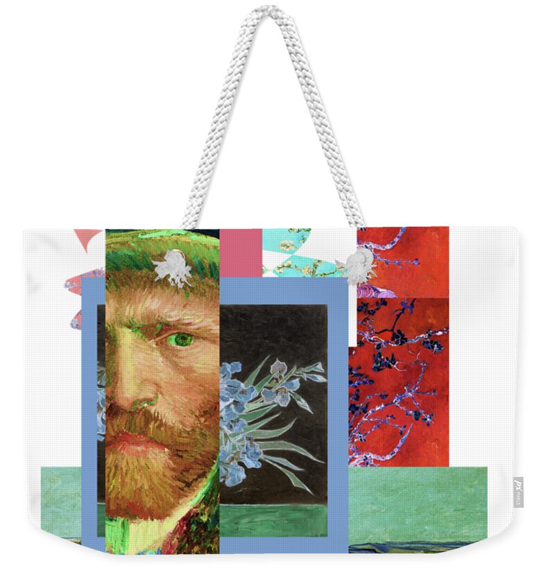Abstract In The Living Room Weekender Tote Bag featuring the digital art Recent 34 by David Bridburg