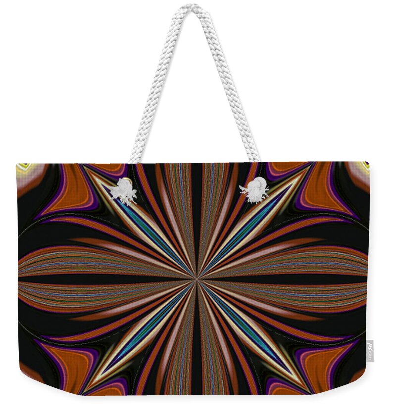  Weekender Tote Bag featuring the digital art Red Floyd by Designs By L