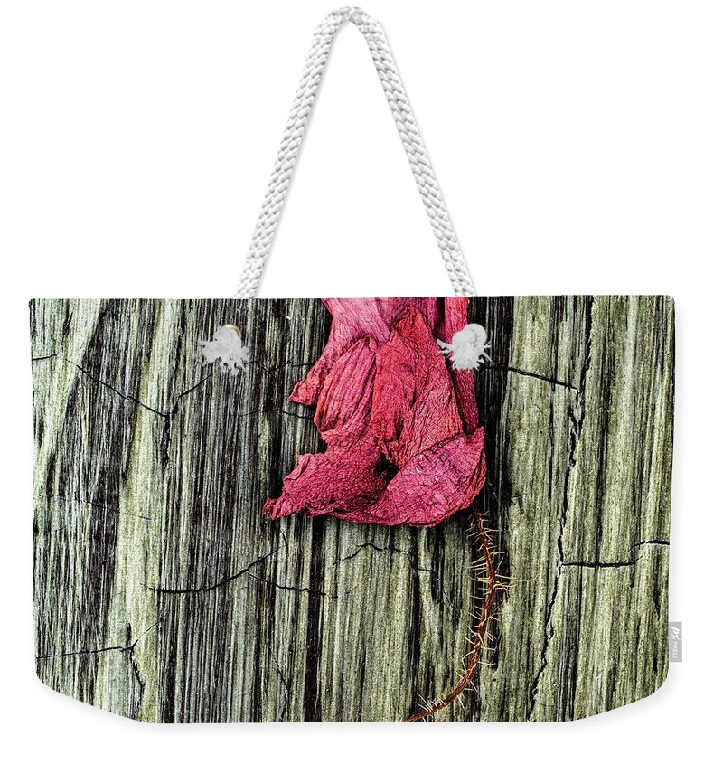 Red Poppy Weekender Tote Bag featuring the photograph Red poppy #1 by Al Fio Bonina