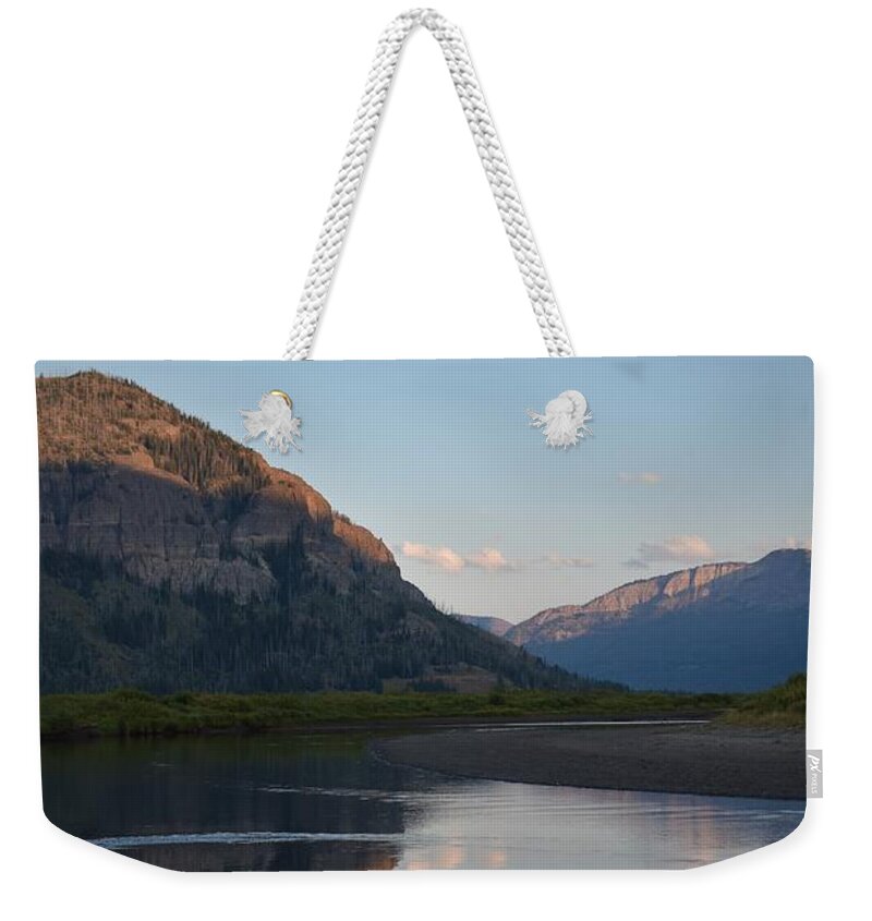 Western Art Weekender Tote Bag featuring the photograph Reflection by Alden White Ballard