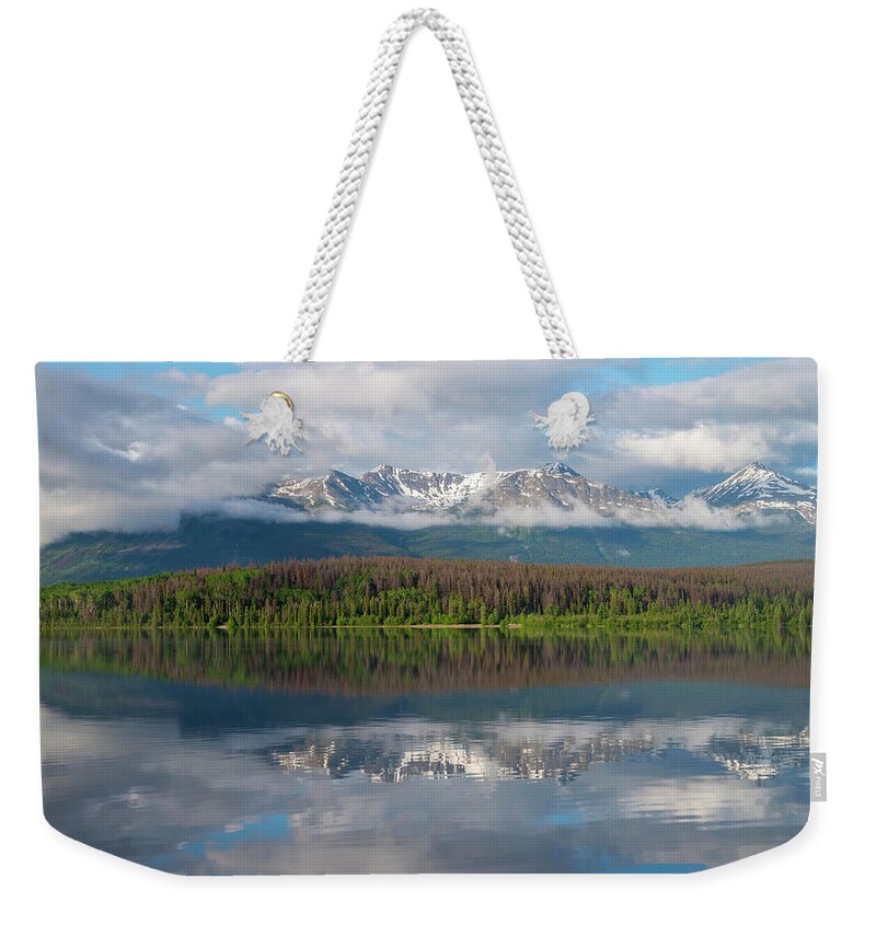 Mountain Weekender Tote Bag featuring the photograph Reflections by Bill Cubitt