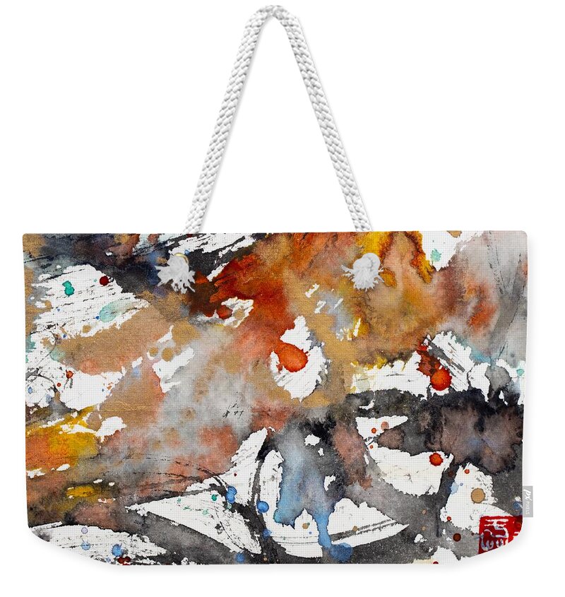Intuitive Art Weekender Tote Bag featuring the photograph Release by Kim Sowa