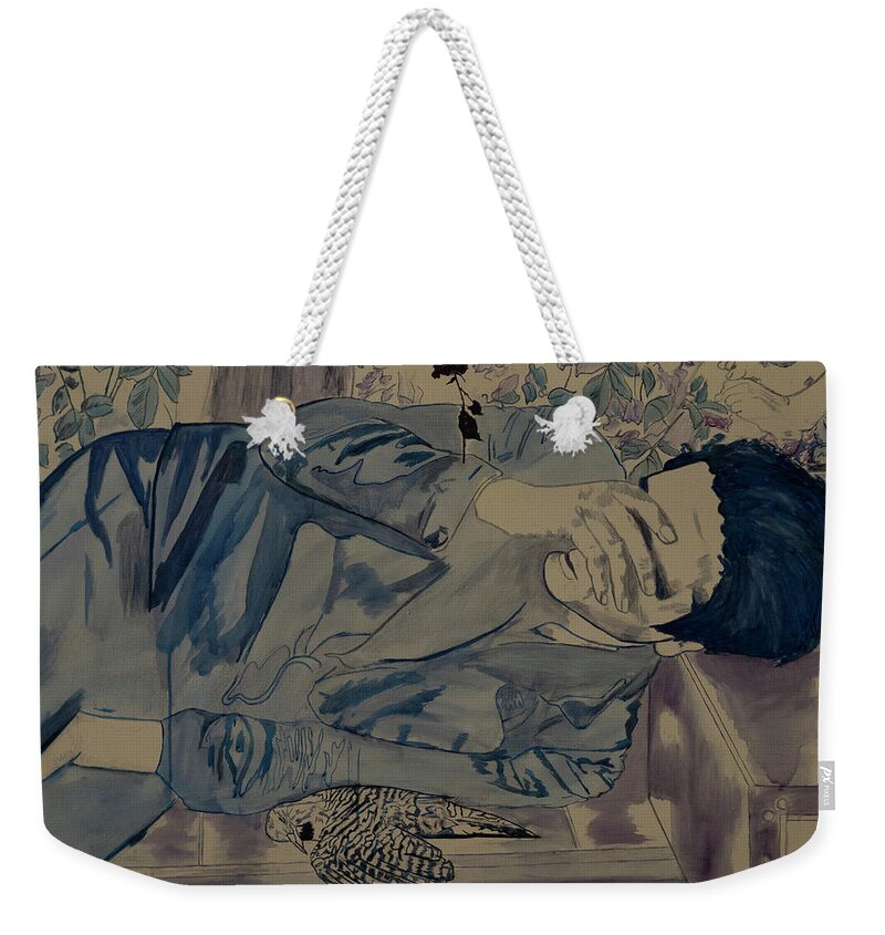  Pretty Weekender Tote Bag featuring the painting Remember When by Cecilie Rose
