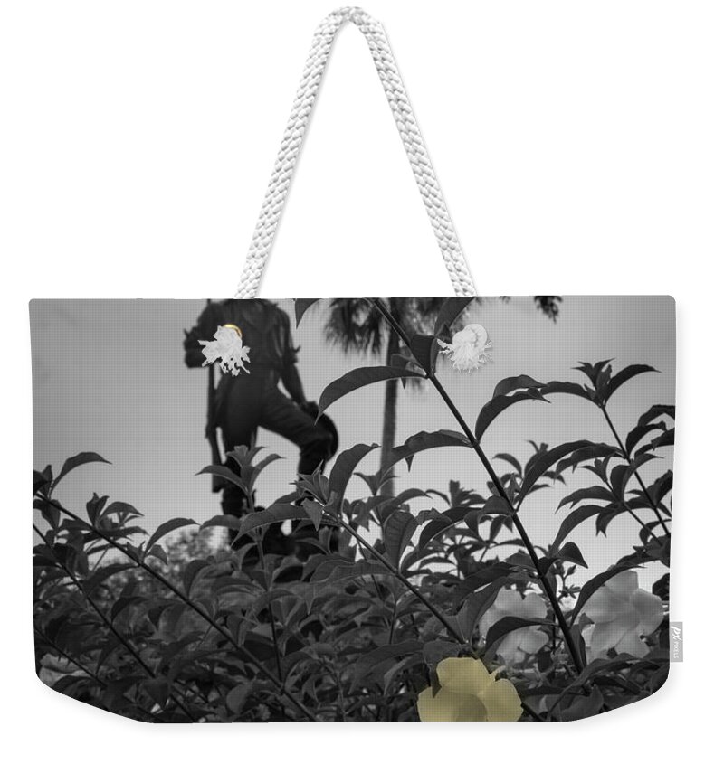 Cuba Weekender Tote Bag featuring the photograph Remembering by M Kathleen Warren