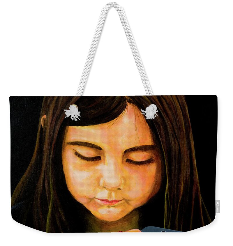 Ladybug Weekender Tote Bag featuring the painting Renewal by Jack Malloch