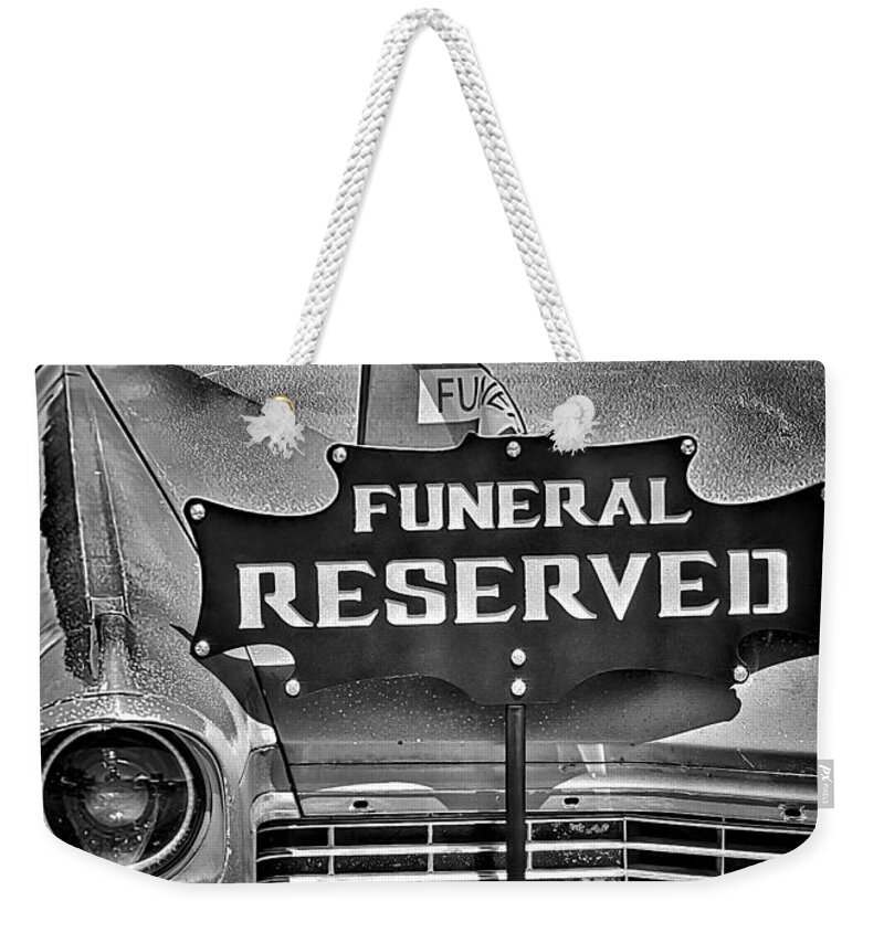 Reserved Weekender Tote Bag featuring the photograph Reserved by Dark Whimsy