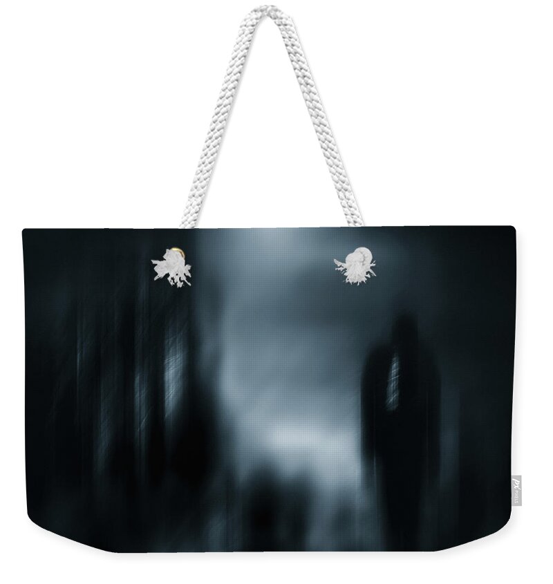 Monochrome Weekender Tote Bag featuring the photograph Return to the Light by Grant Galbraith