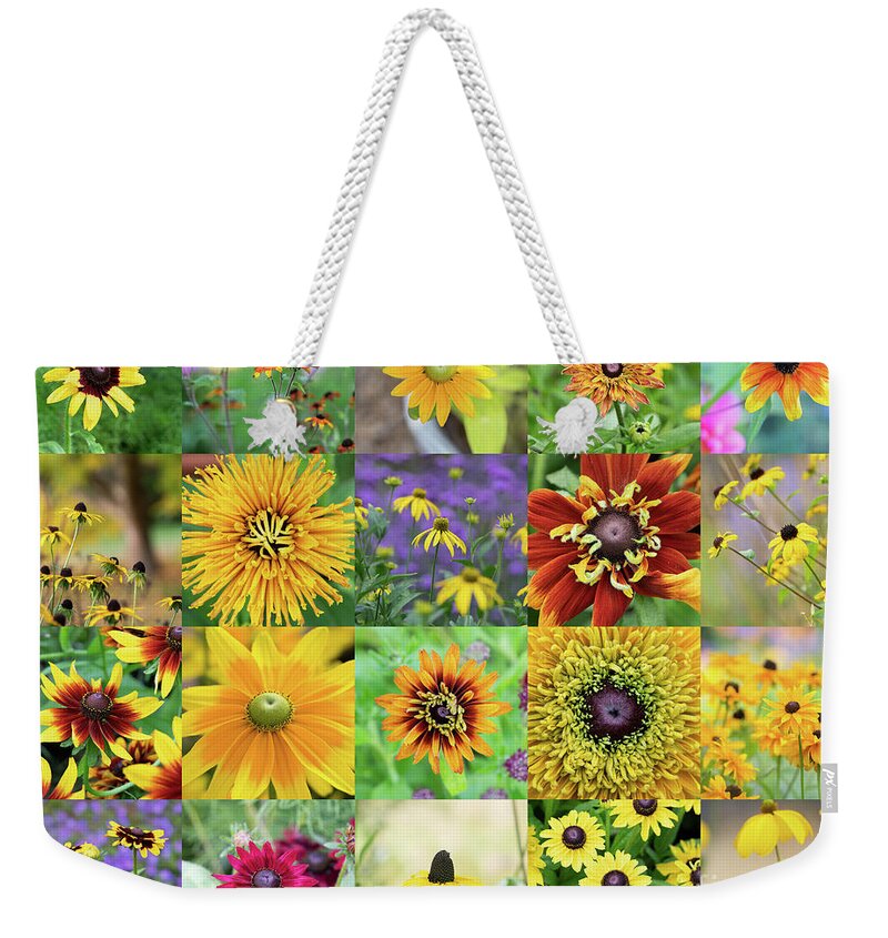 Rudbeckia Weekender Tote Bag featuring the photograph Revealing Rudbeckia's by Tim Gainey