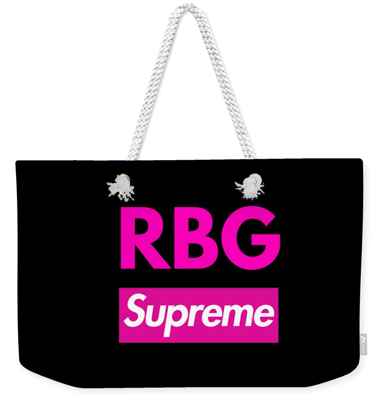 RBG Supreme Weekender Tote Bag for Sale by Charmaine Scheepers