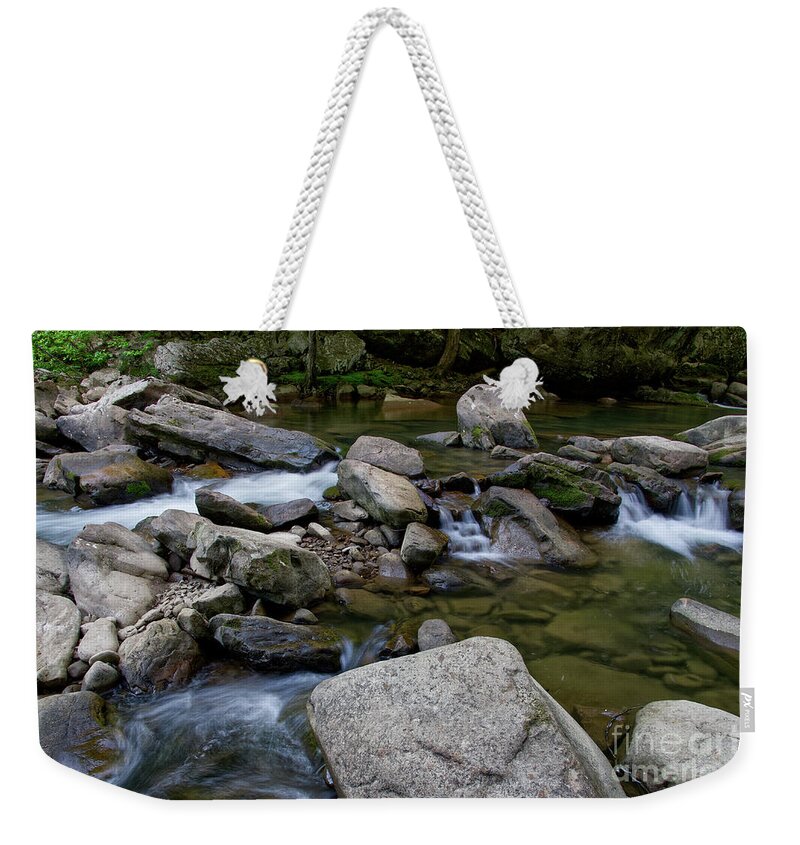 Cumberland Plateau Weekender Tote Bag featuring the photograph Richland Creek 30 by Phil Perkins