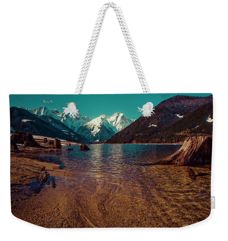 Jones Weekender Tote Bag featuring the photograph Ripples at Jones by Monte Arnold