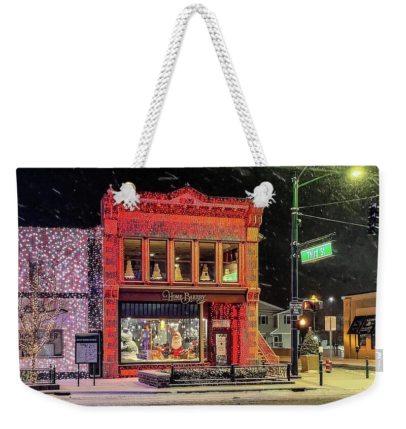 Rochester Weekender Tote Bag featuring the photograph Rochester Home Bakery IMG_7158 by Michael Thomas
