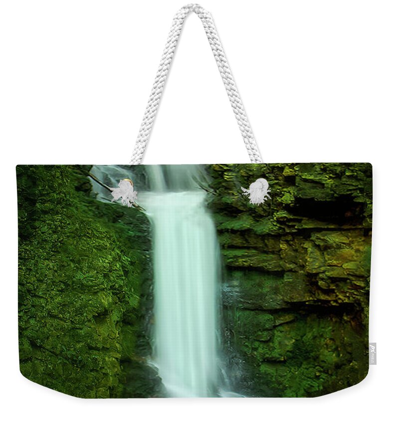 Rock Creek Falls Weekender Tote Bag featuring the photograph Rock Creek Falls    by Shelia Hunt