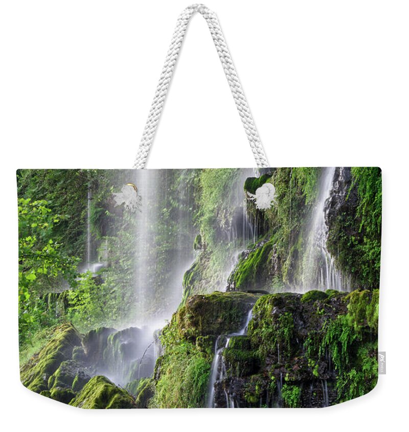 Waterfalls Weekender Tote Bag featuring the photograph Rock Island State Park 26 by Phil Perkins