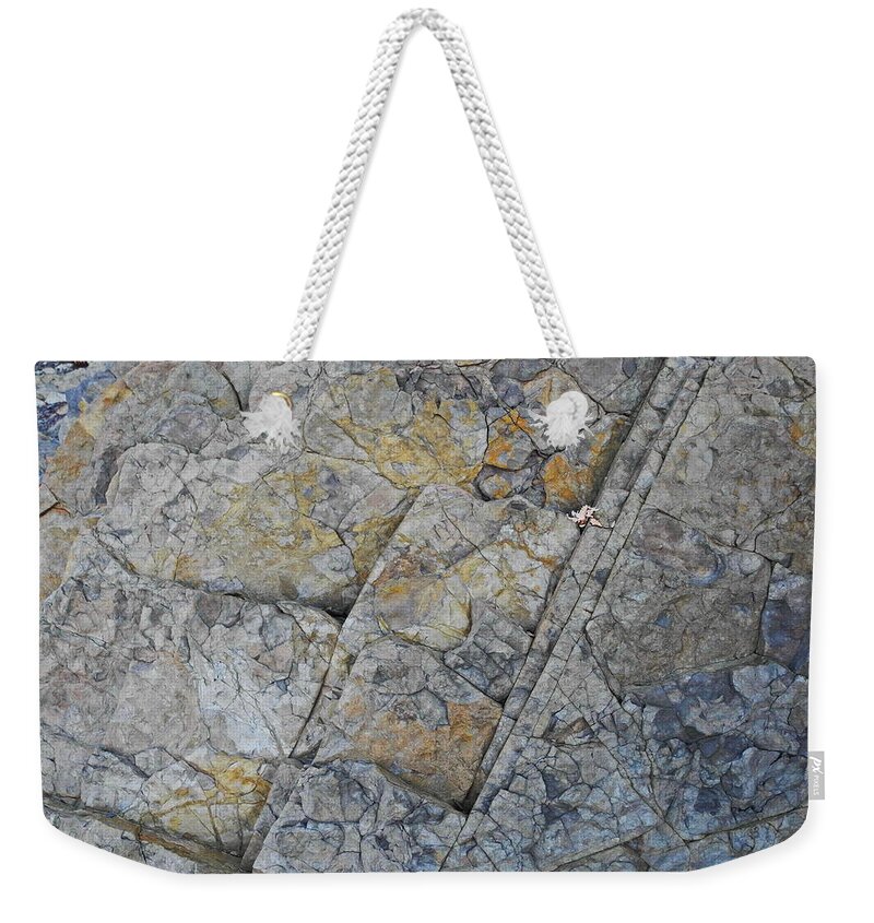 Partridge Island Weekender Tote Bag featuring the photograph Rockfaces 2 by Alan Norsworthy