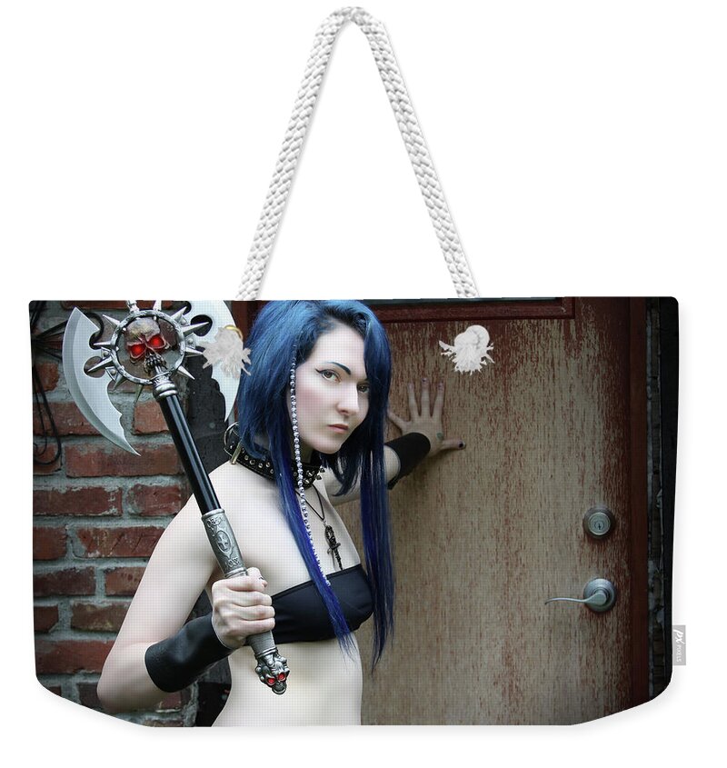 Fantasy Weekender Tote Bag featuring the photograph Rogue with Crude Lockpick by Jon Volden