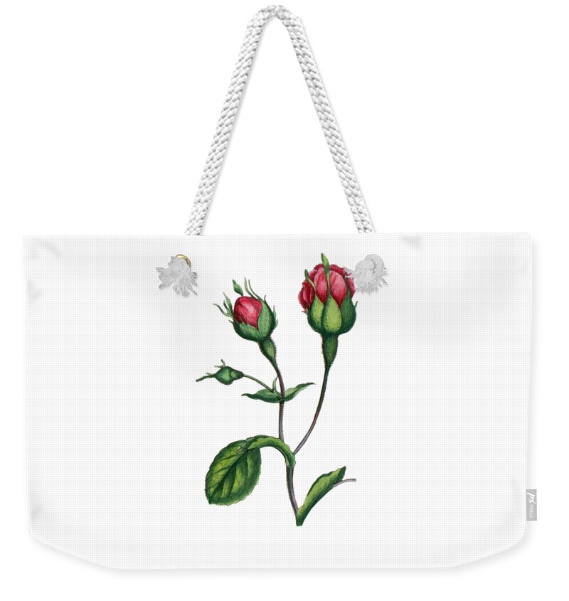 Rosebuds Weekender Tote Bags