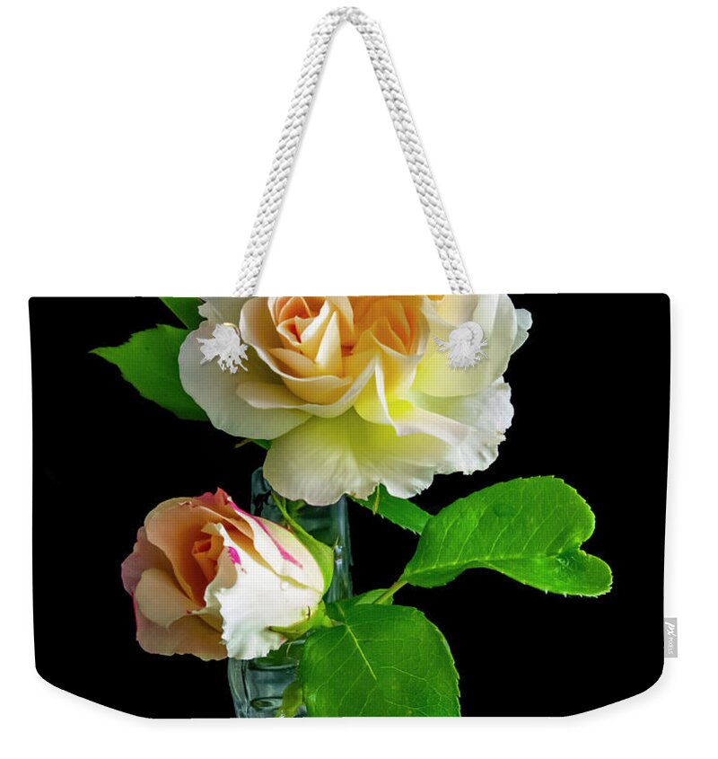 Roses Weekender Tote Bag featuring the photograph Roses by Cathy Kovarik
