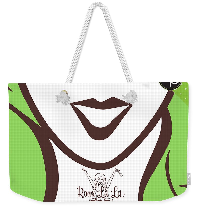 Mew Orleans Weekender Tote Bag featuring the digital art Roux La La by Art of the Parade Society