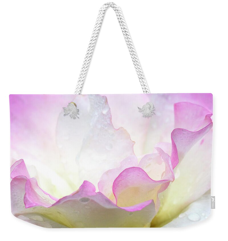 Flowers Weekender Tote Bag featuring the photograph Ruffles by Patty Colabuono