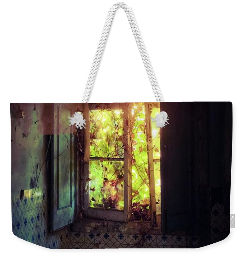 Abandoned Weekender Tote Bag featuring the photograph Ruined Bathroom by Carlos Caetano