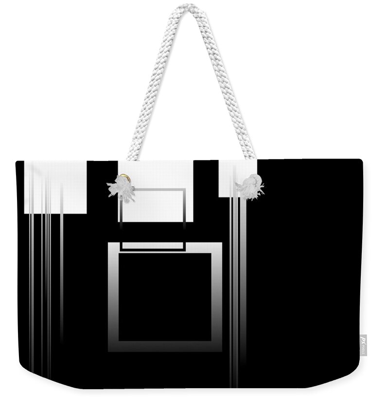 Minimal Weekender Tote Bag featuring the digital art Runway by Mark Ross