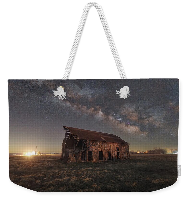 Barn Weekender Tote Bag featuring the photograph Rural Nights 2 by Grant Twiss