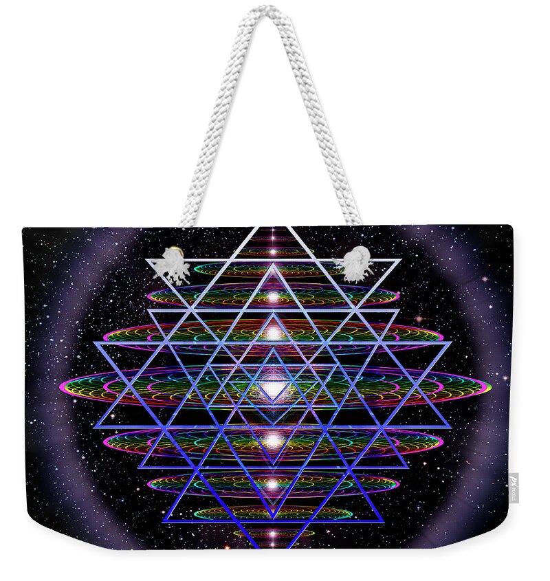Endre Weekender Tote Bag featuring the photograph Sacred Geometry 9 by Endre Balogh