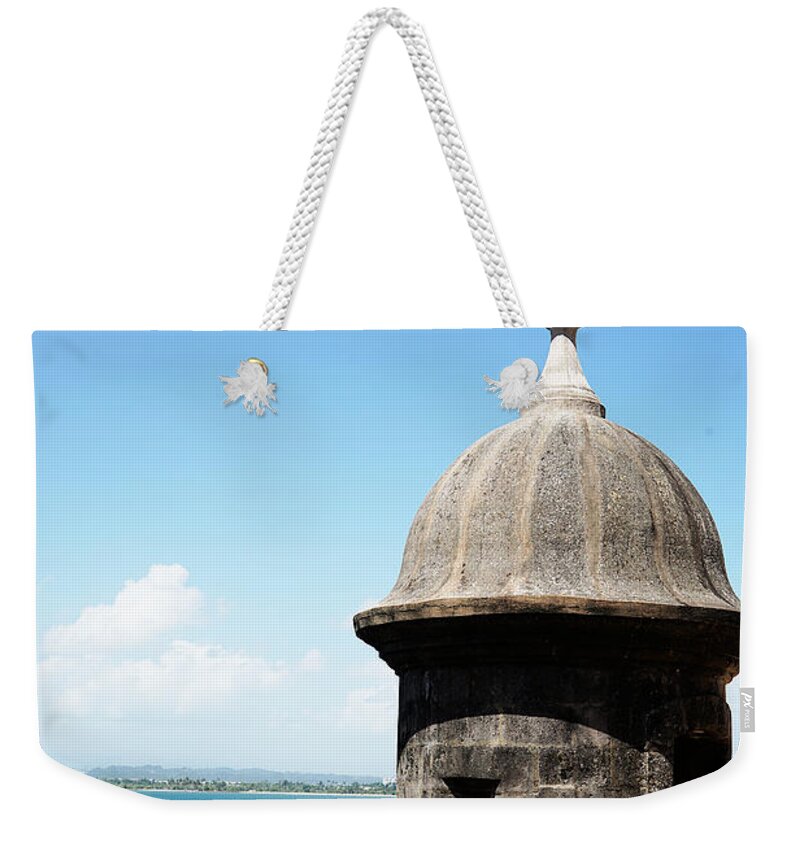 Richard Reeve Weekender Tote Bag featuring the photograph San Juan Lookout by Richard Reeve