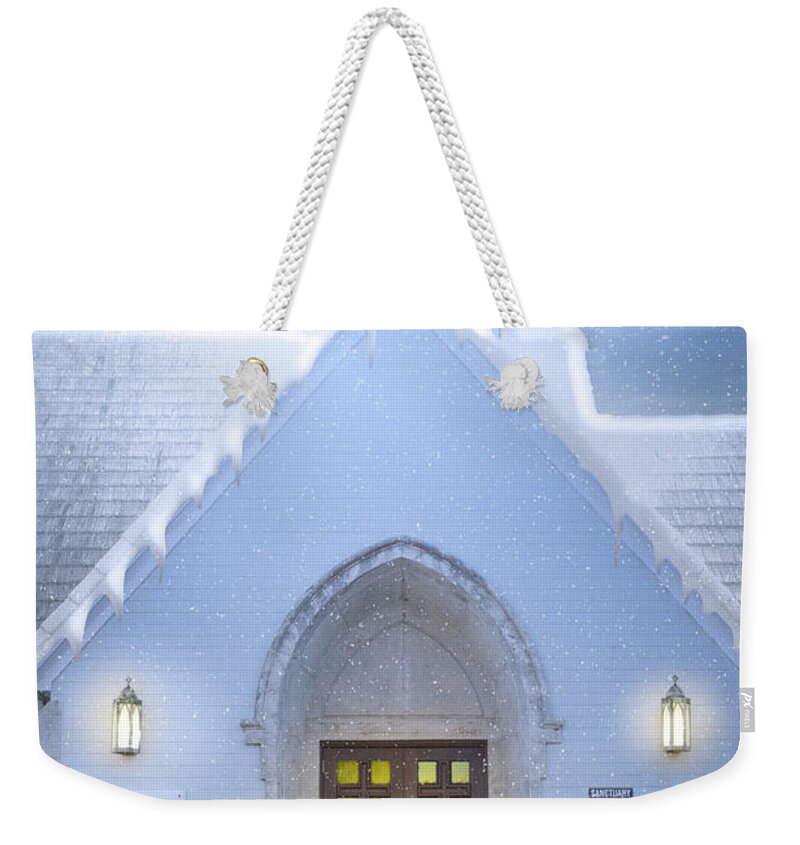 Church Weekender Tote Bag featuring the photograph Sanctuary by Mark Andrew Thomas