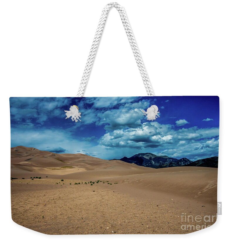 Great Sand Dunes Weekender Tote Bag featuring the photograph Sand Dunes by Stephen Whalen