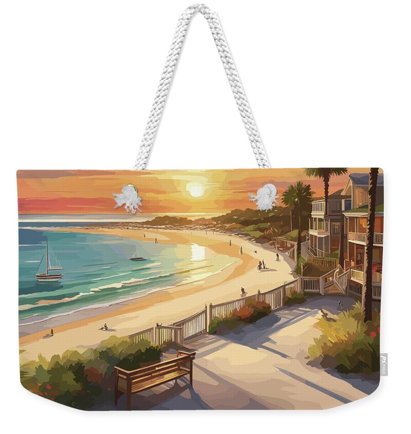 Santa Rosa Beach Weekender Tote Bags