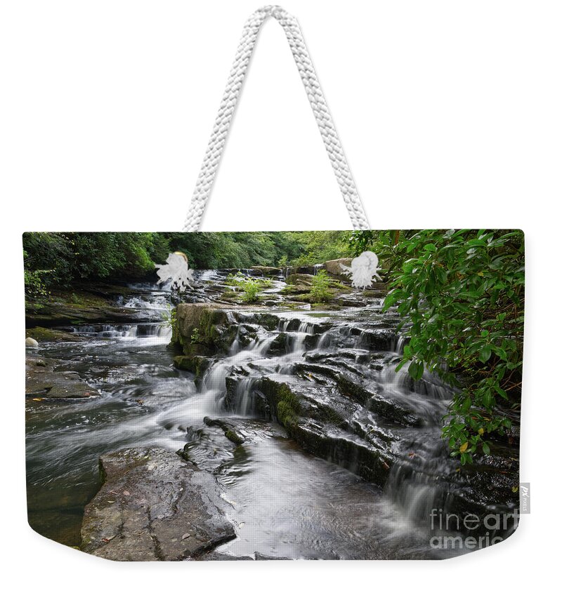 Savage Gulf Weekender Tote Bag featuring the photograph Savage Falls 26 by Phil Perkins