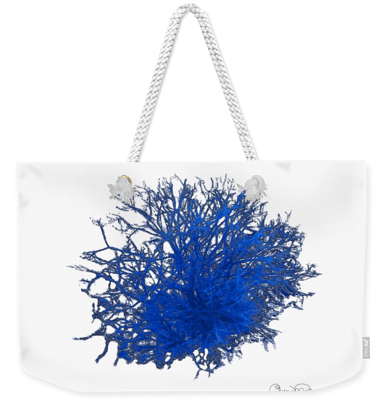 Sea Coral Twist 4 Weekender Tote Bag featuring the photograph Sea Coral Twist 4 by Susan Molnar