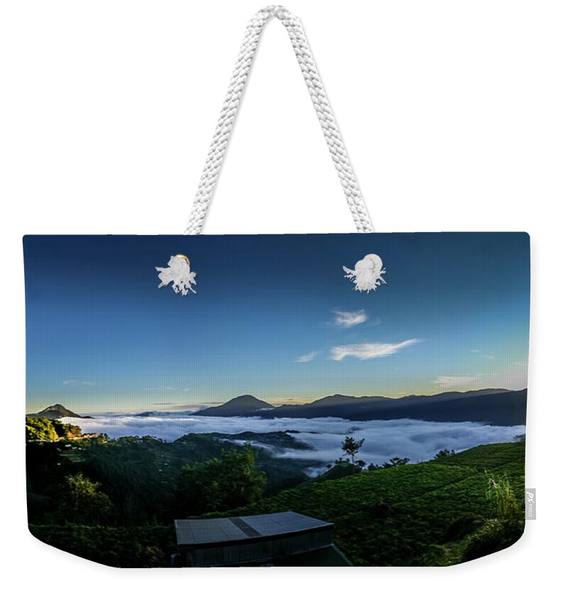 Apo Weekender Tote Bag featuring the photograph Sea of Clouds in Mountain Province by Arj Munoz