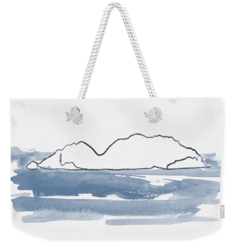 Coastal Weekender Tote Bag featuring the mixed media Seal Rock 3- Art by Linda Woods by Linda Woods