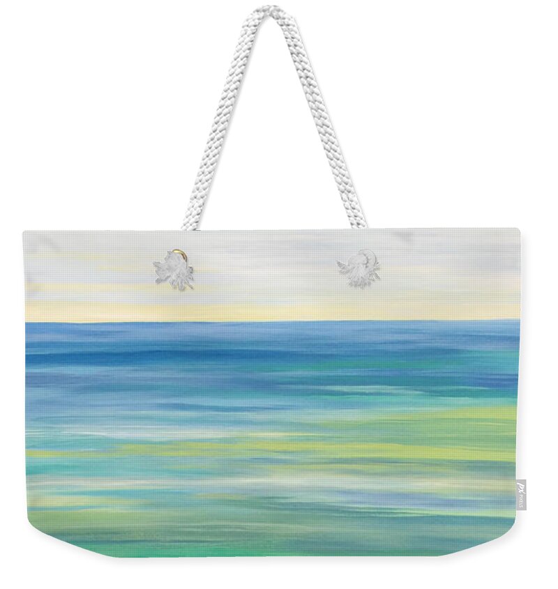  Weekender Tote Bag featuring the digital art Seaside Wonder by Linda Bailey