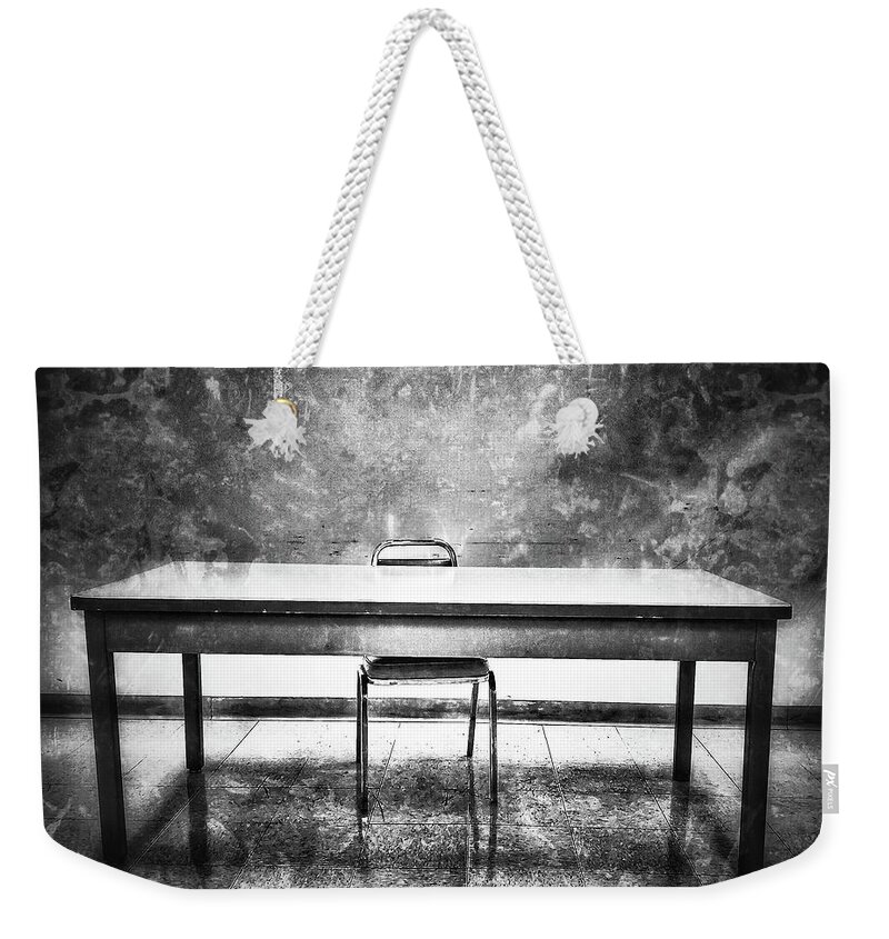  Weekender Tote Bag featuring the photograph Seat at the Table by Al Harden