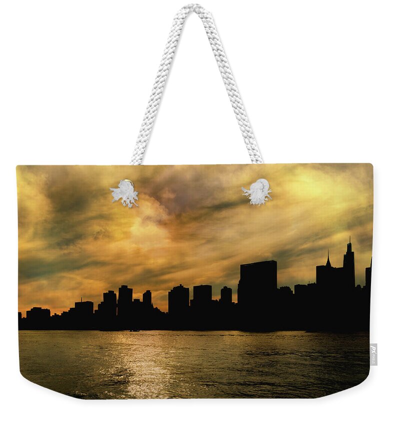 Silhouette Weekender Tote Bag featuring the photograph September Silhouette by Cate Franklyn