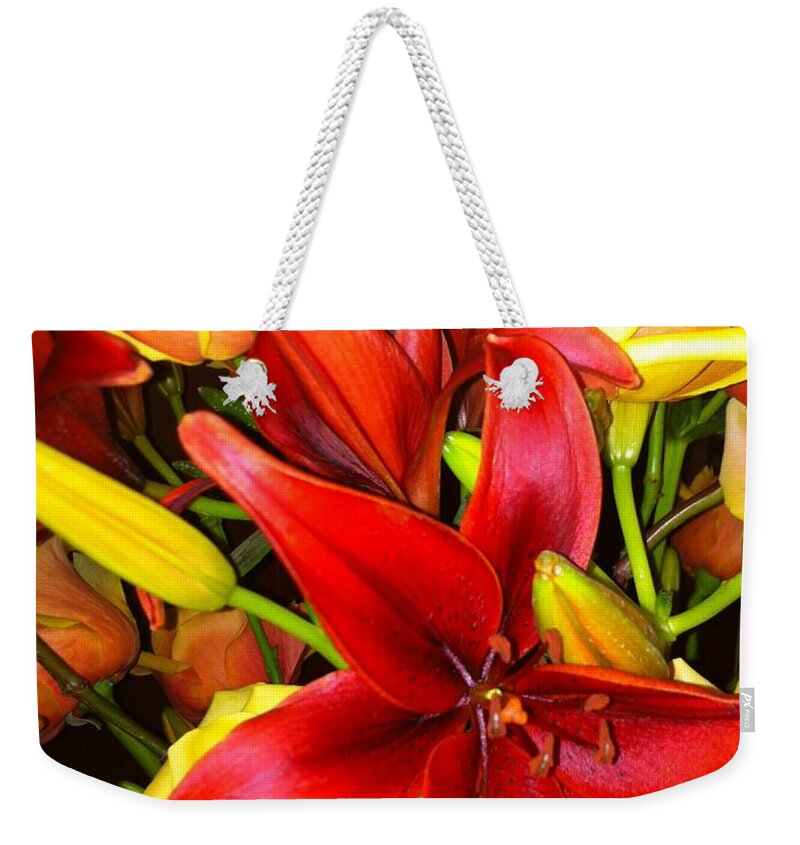 Rose Weekender Tote Bag featuring the photograph Serendipity by Juliette Becker