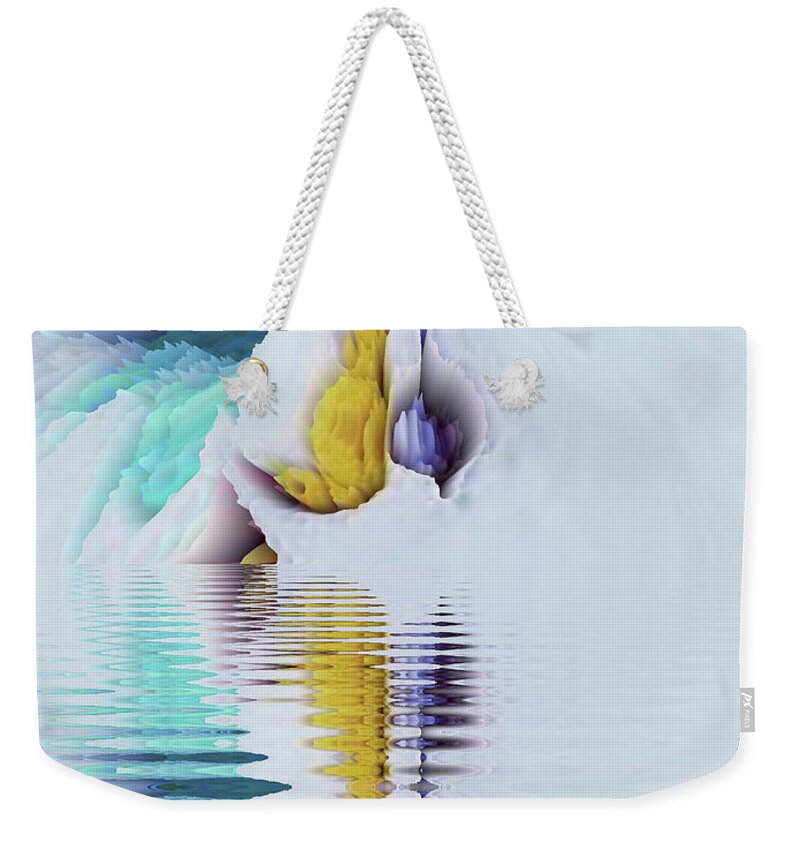 Art Weekender Tote Bag featuring the digital art Series Sun 4 by Alexandra Vusir