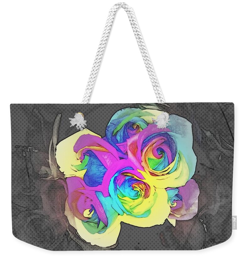 Flower Weekender Tote Bag featuring the photograph Settled On Style by Andy Rhodes