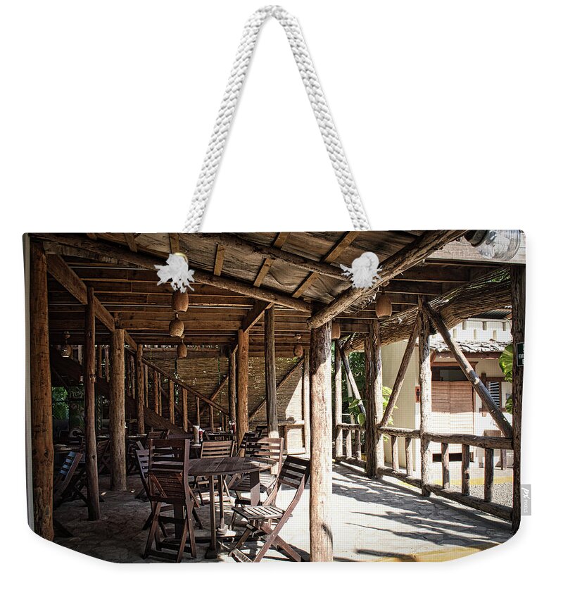 Wood Weekender Tote Bag featuring the photograph Shade in the Jungle by Portia Olaughlin