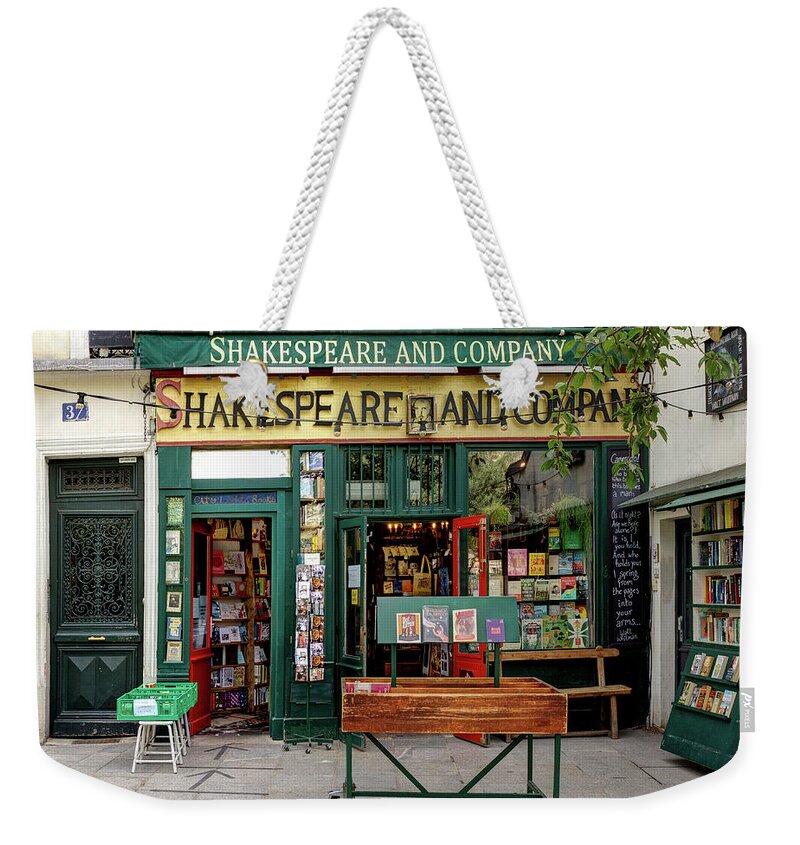 Shakespeare and Company Paris 03 Weekender Tote Bag by Weston Westmoreland  - Pixels